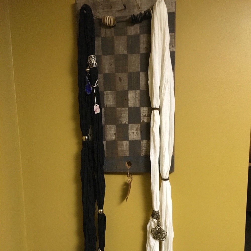 Decorative sheer scarves